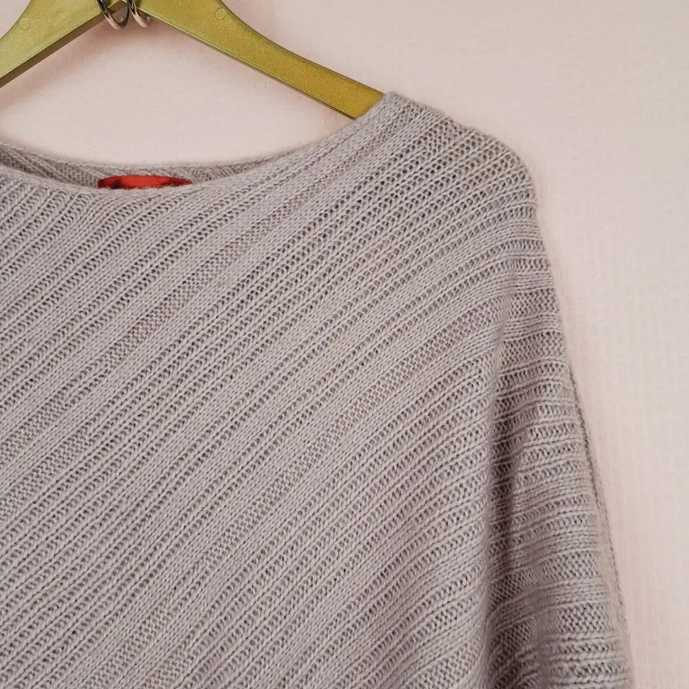 Jennifer Lopez Women Sweater Tunic Dolman Sleeve Size L Pink